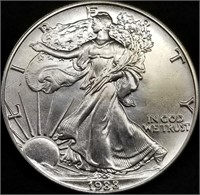 1988 1oz Silver Eagle BU