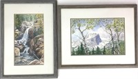 2 Dan Stouffer Watercolors