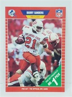 1989 NFL Pro Set Barry Sanders RC #494