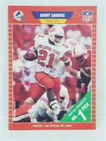 1989 NFL Pro Set Barry Sanders RC #494