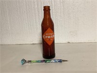 Vintage Glass Pop Bottle