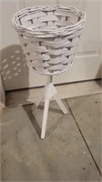 White Plant Stand