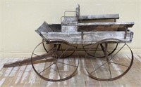 Rustic Hand Made Garden Wagon.