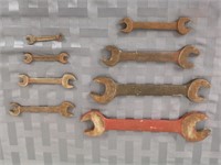 Lot of 8 Vintage Millwright Wrenches