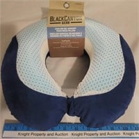 Cooling Gel Memory Foam Neck Pillow "Navy/Lite