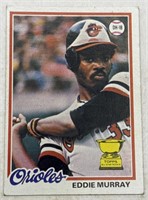 (J) 1978 Topps Eddie Murray Rookie Orioles #36