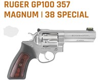 Ruger GP100 357 Magnum 38 Special MSRP $1049.00
