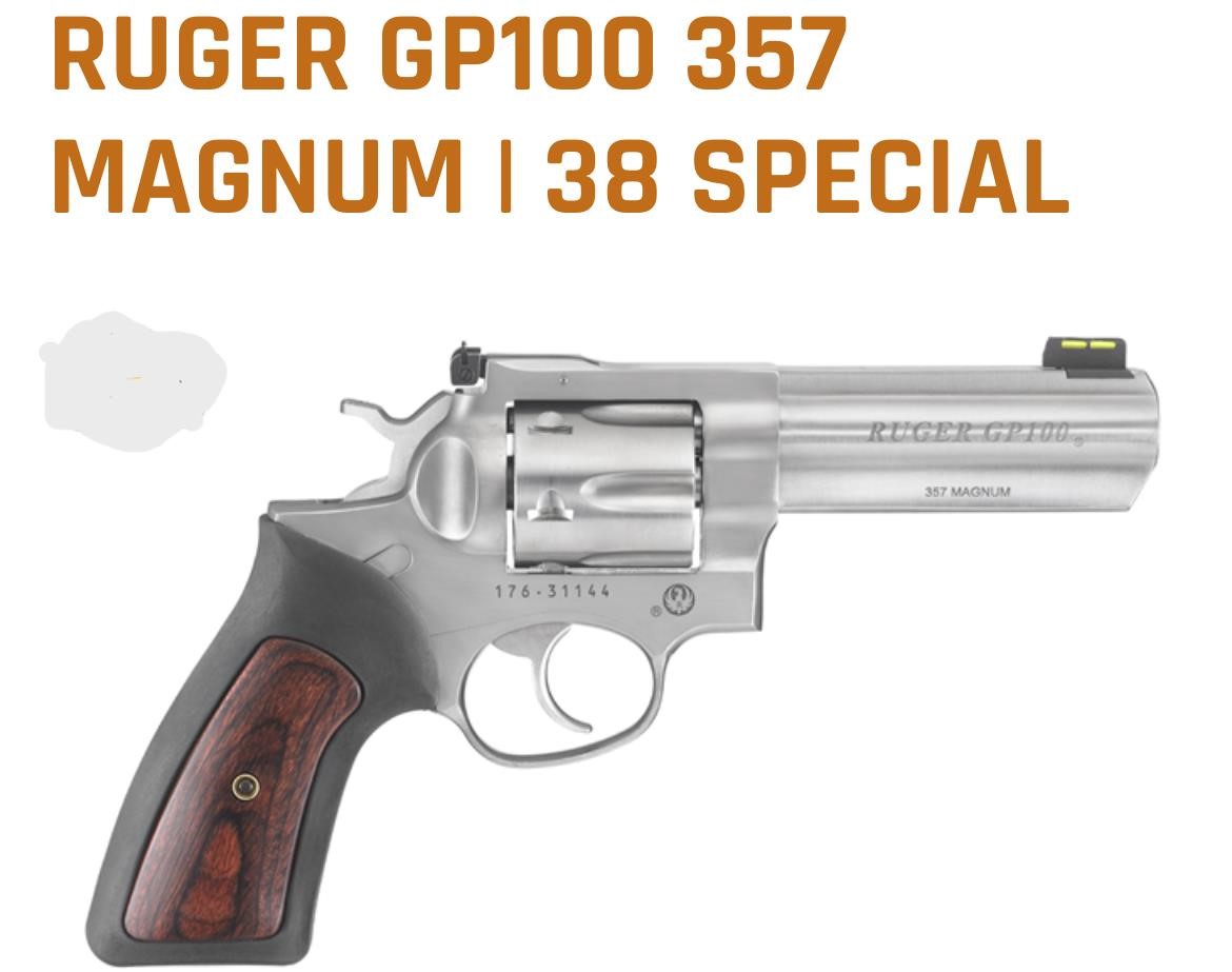 Ruger GP100 357 Magnum 38 Special MSRP $1049.00