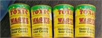 Lot of 4 Toxic Waste Sour Candy