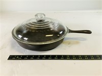 12in WAGNER Lidded Cast Iron skillet