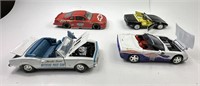 4 Diecast Official Pace Cars