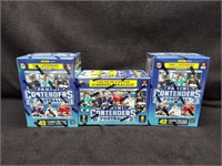 (3) 2021 Panini Contenders Football Blaster Boxes