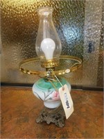 Antique Hurricane Type Lamp Approx. 17" Tall