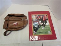 SF 49ers Picture w/ Leather Fanny Pack