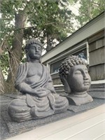 2 yard Budah Statues