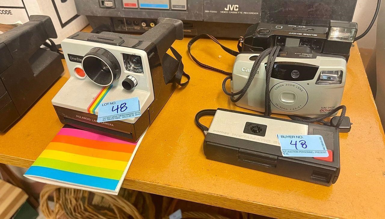 Vintage Polaroid One Step Camera Canon Cameras