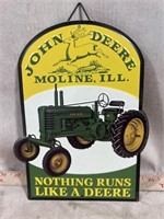 8"x10" John Deere "Nothing Runs Like a Deere" Hang