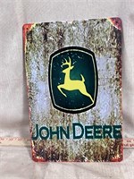 8"x12" John Deere Tin Sign