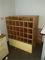 (2) Wooden drafts storage units