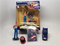 NASCAR 24 Jeff Gordon Figurines, Helmet, and Card