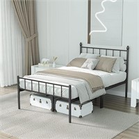 UYUK Full Size Metal Platform Bed Frame