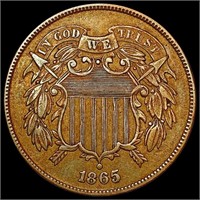 1865  Two Cent Piece CLOSELY UNCIRCULATED