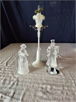 Vintage Glass Christmas Figurines