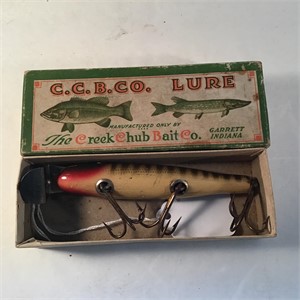 PIKE MINNOW CREEK CHUB BAIT FISHING LURE VINTAGE