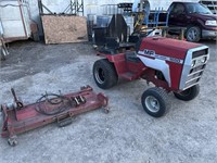 MF 1650 lawn tractor and deck- not running