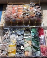 2 Trays Various Colored Micro Beads For Jewelry