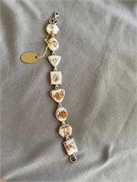 Sterling Bracelet with Shell
