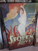 Framed Stolen Love Poster