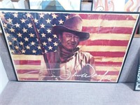 Framed John Wayne Poster