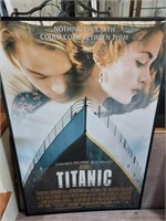 Framed Titanic Poster