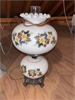Vintage Double Globe Parlor Lamp