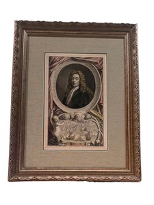 Framed Lord Torrington Potrait