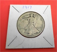 1917 Walking Liberty 50 Cent Coin