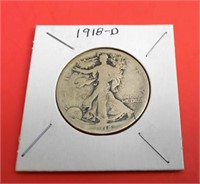 1918-D Walking Liberty 50 Cent Coin