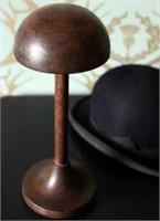 Antique Style Wooden Hat Stand x2