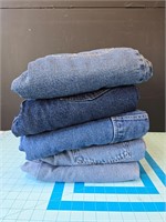 Men's quilted/fleece lined jeans see description