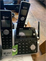 AT&T LANDLINE CORDLESS HOME PHONE SYSTEM