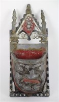 EARLY CAST IRON WALL PIECE