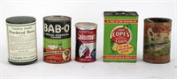 LOT OF VINTAGE TINS