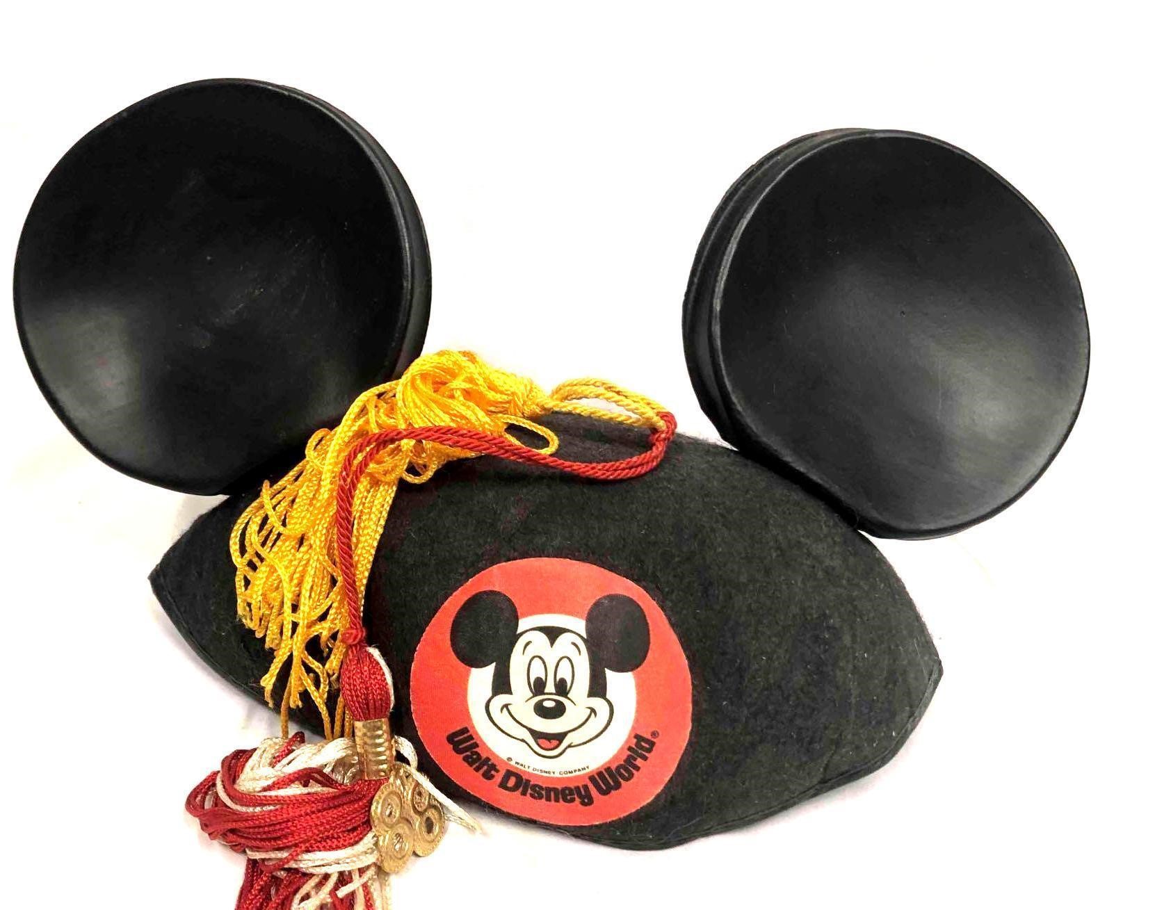 Vintage Mickey Mouse Hat With Graduation Tassel 19
