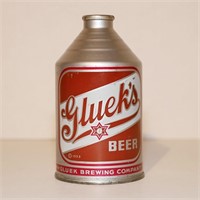 Gluek's Beer Crowntainer Cone Top More Than 4%