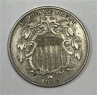 1883 Shield Nickel About Uncirculated AU