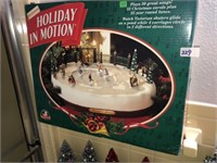 Holiday in Motion Skating Rink Music Box