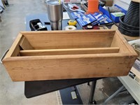 Wooden box 19x5x8