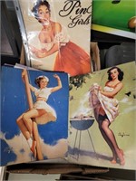 Vintage girly calendar pictures