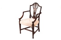 GEORGE III ENGLISH ARMCHAIR